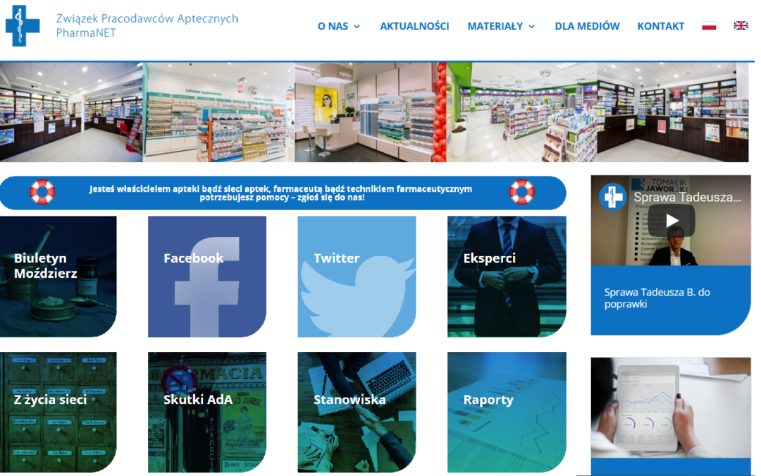 Nowe kanały komunikacji ZPA PharmaNET: Facebook Twitter & WWW