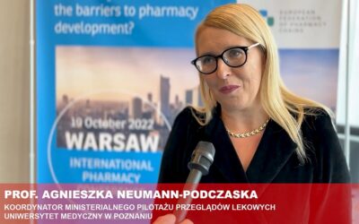 Prof. Agnieszka Neumann-Podczaska o nowej roli farmaceuty
